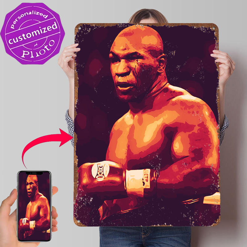 Gaming Accessories Europe - Poster Tinplate Mike Tyson Seni Dinding