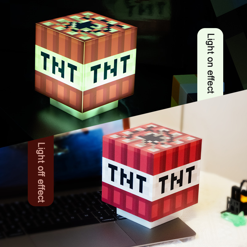 Gaming Accessories Minecraft - Lampu LED TNT dengan Suara Permainan