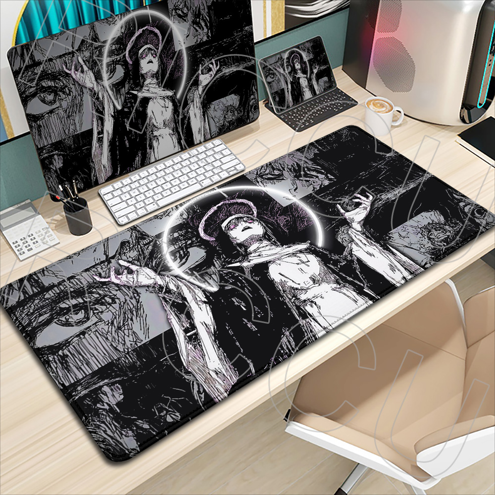 Gaming Accessories Girls - Alas Meja Anime Girl Black Dark