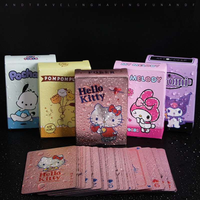 Essential Gaming Accessories - Kartu Remi Hello Kitty Baru Plastik
