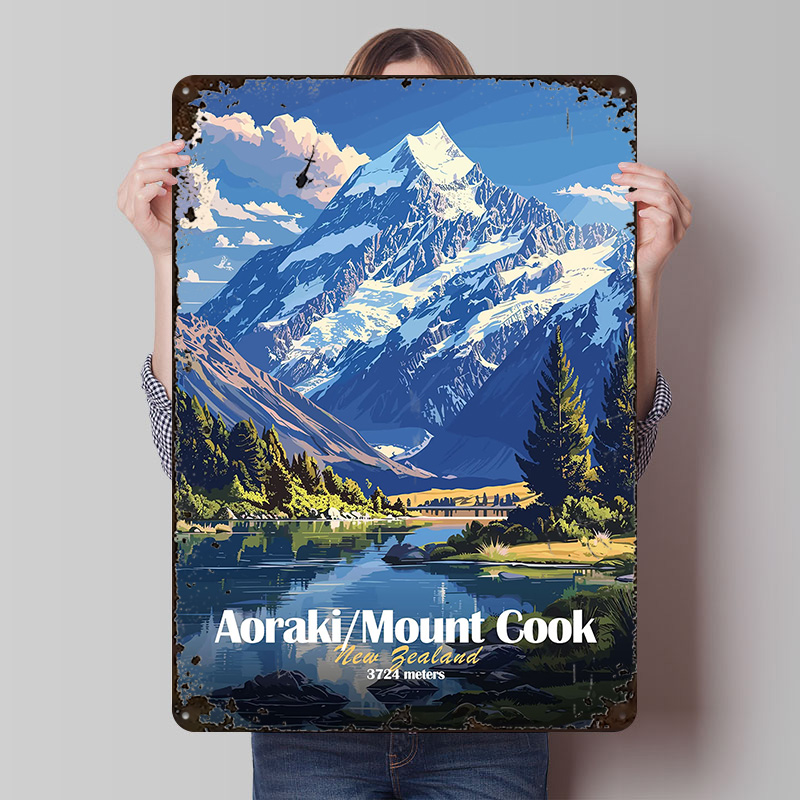 Gaming Accessories Wall Mount - Aoraki/Mount Cook Dekorasi Ruang Permainan Aksesori