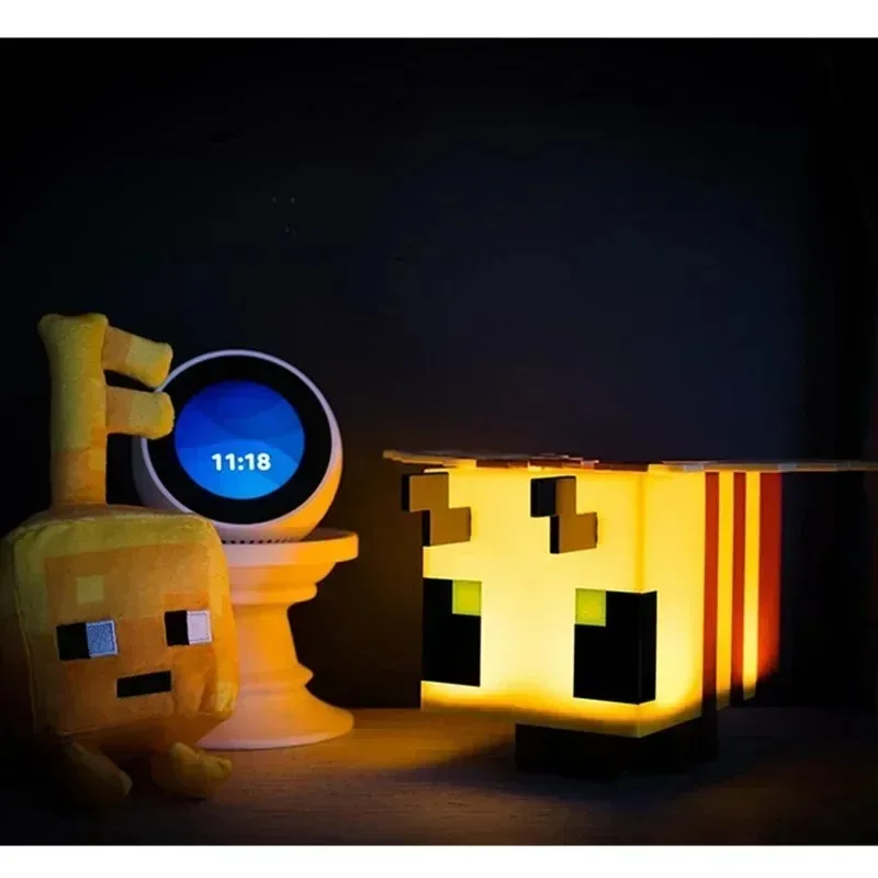 Gaming Accessories Minecraft - Mainan Lampu Malam LED Model Lebah
