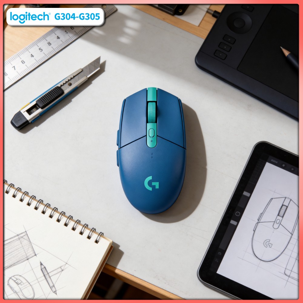 Essential Gaming Accessories - Logitech G305 LIGHTSPEED Gaming Mouse, 12000