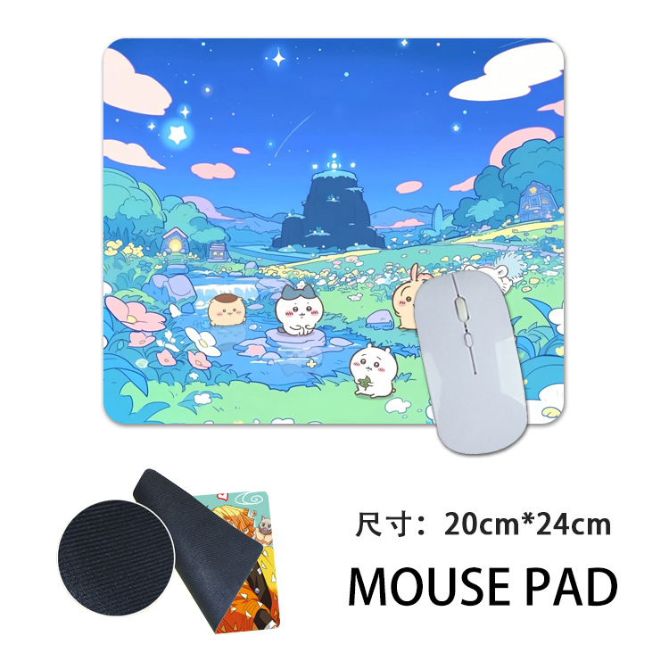 Gaming Accessories Cute - Seri Chiikawa Alas Mouse Kartun Lucu
