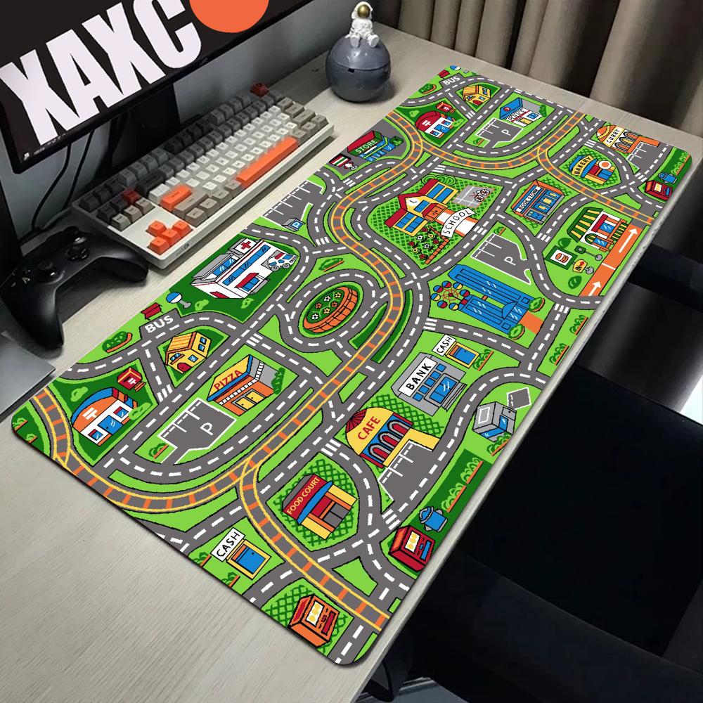 Alas Mouse kartun jalanan kota - Gaming Accessories Pc Setup ulasan dan harga