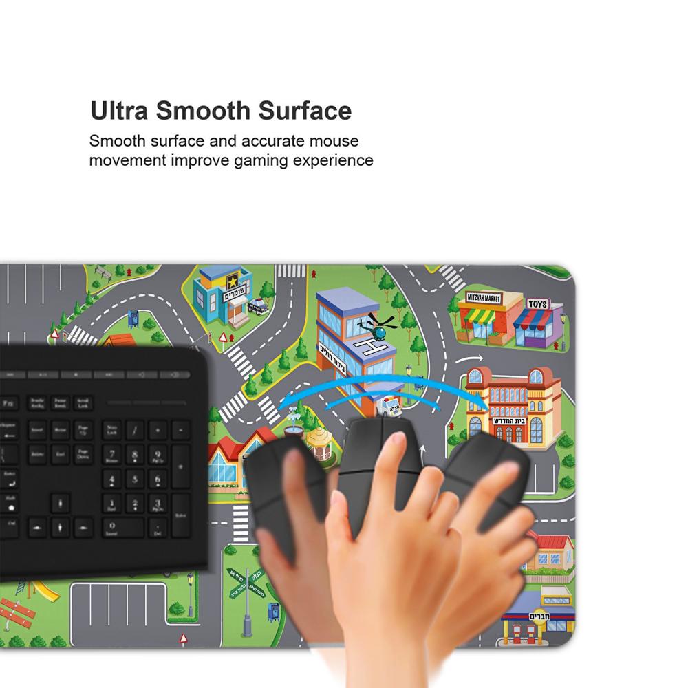 Alas Mouse kartun jalanan kota - Gaming Accessories Pc Setup ulasan dan harga