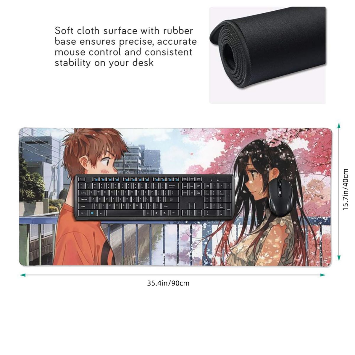 Alas Mouse Besar Anime Rent A  - Gaming Accessories Rent ulasan dan harga