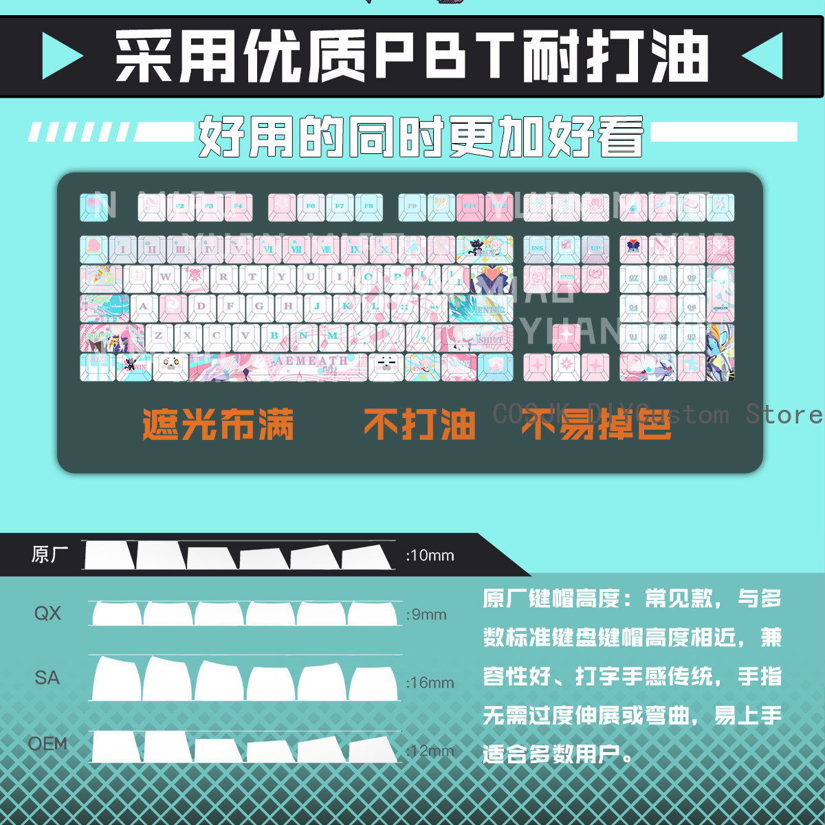 122 Tombol Anime Wuthering Wav - Gaming Accessories Keyboards ulasan dan harga