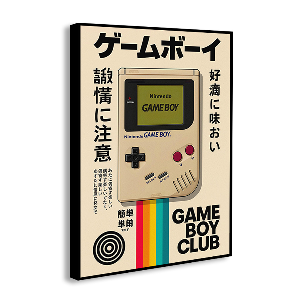 Poster Cetak Seni Dinding Kanv - Vintage Gaming Accessories ulasan dan harga