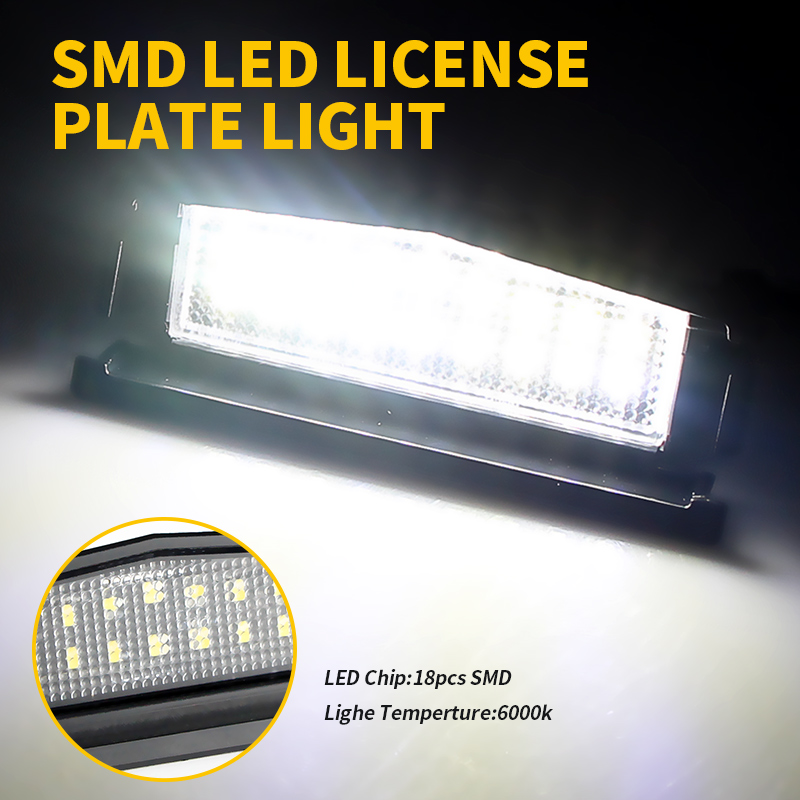 2 Buah Lampu Pelat Nomor LED P - Gaming Equipment Accessories ulasan dan harga
