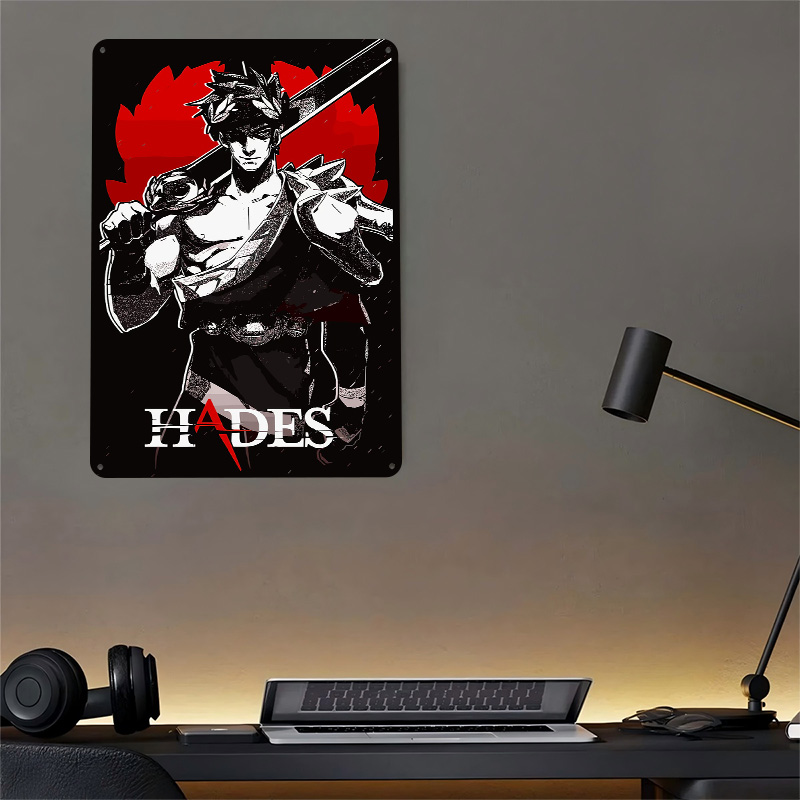 Poster Logam Game Hades, Seni  - Gaming Accessories Europe ulasan dan harga