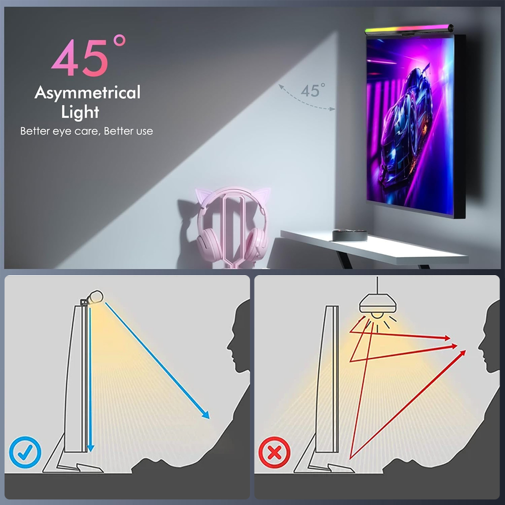 Lampu Gantung Layar Monitor La - Gaming Accessories Wall Mount ulasan dan harga