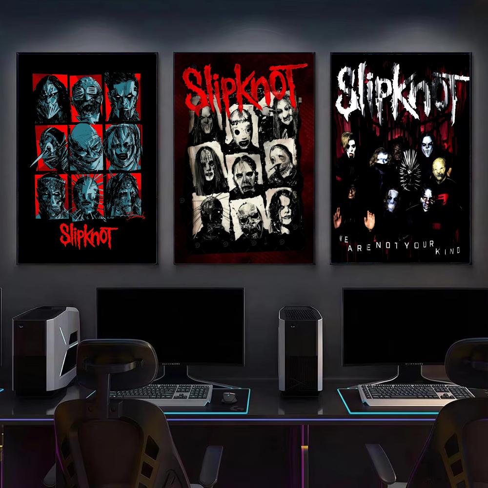 Poster Rock Band S-Slipknot Po - Gaming Accessories For Bedroom ulasan dan harga