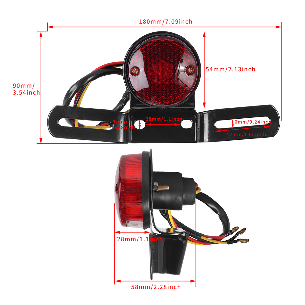 Lampu Belakang Moto Halogen 12 - Gaming Equipment Accessories ulasan dan harga