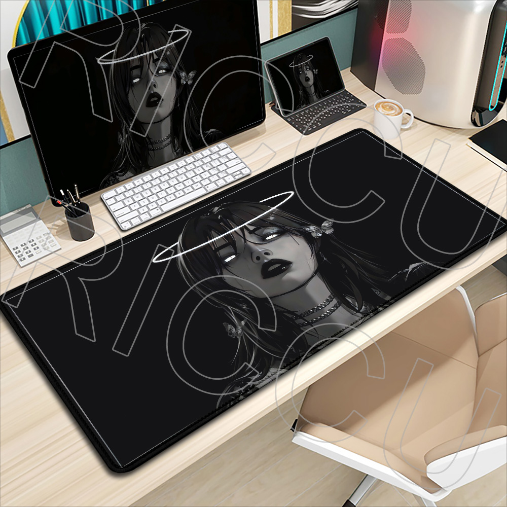 Alas Meja Anime Girl Black Dar - Gaming Accessories Girls ulasan dan harga