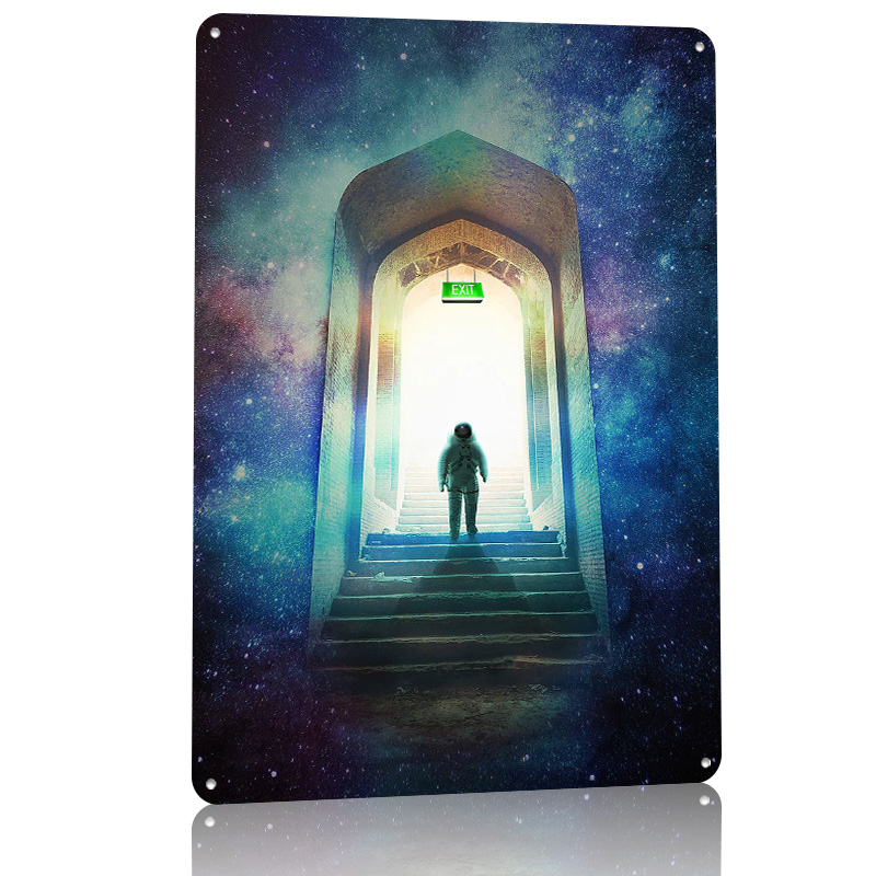 Poster Exit Tin Seni Dinding K - Gaming Accessories Europe ulasan dan harga
