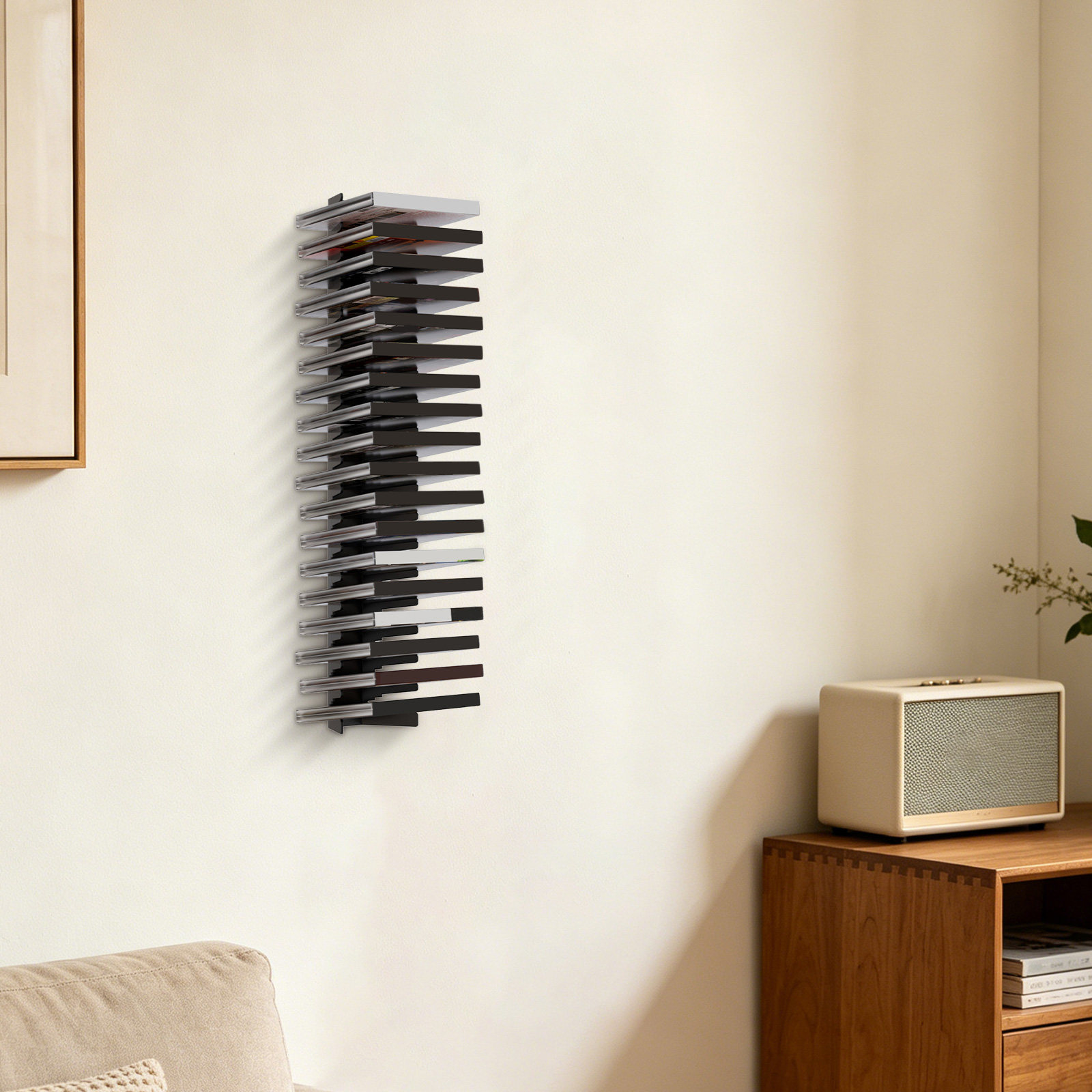 4 Buah Unit Penyimpanan Transp - Gaming Accessories Wall Mount ulasan dan harga