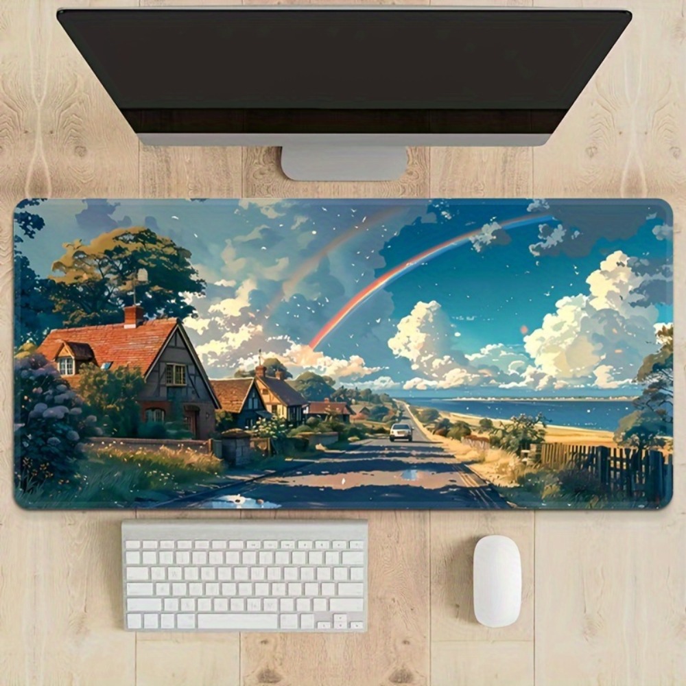 Alas meja desain desa pantai b - Gaming Accessories Pc Setup ulasan dan harga