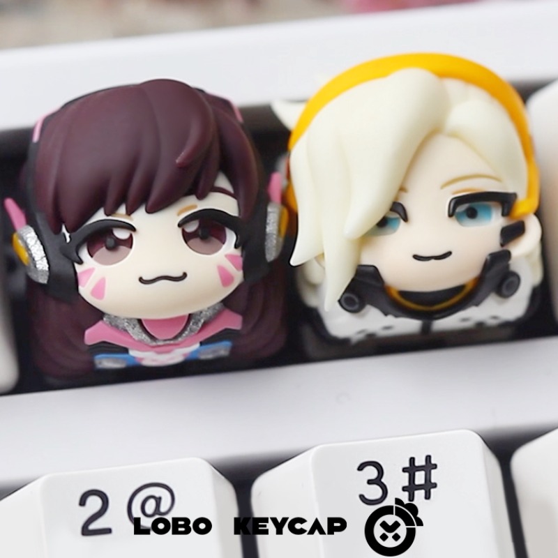 OW Kiriko & D.Va Resin Artisan - Gaming Accessories Cute ulasan dan harga
