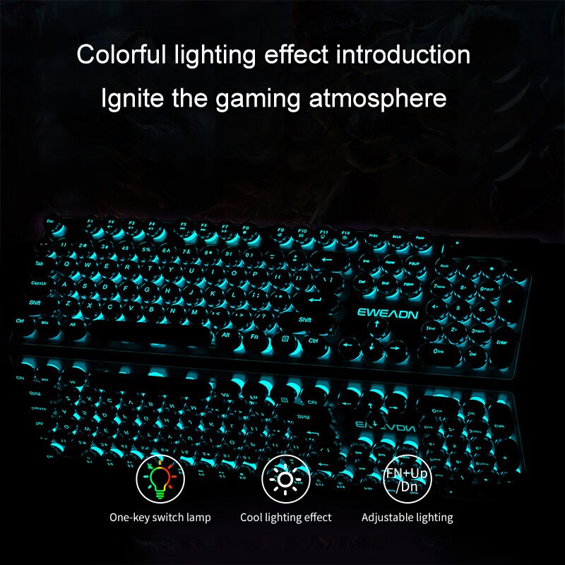 Keyboard Gaming Mesin Ketik EW - Gaming Accessories Keyboards ulasan dan harga