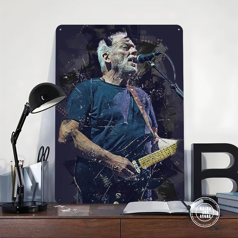 Poster Logam David Gilmour Sen - Vintage Gaming Accessories ulasan dan harga