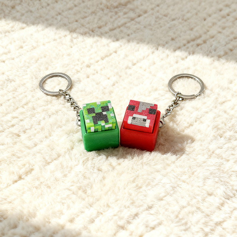 Gantungan Kunci Mini Keyboard  - Gaming Accessories Minecraft ulasan dan harga