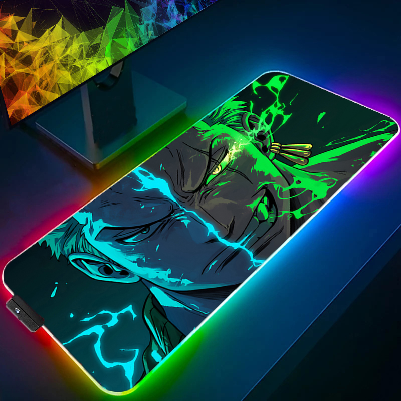 ONE PIECE Zoro Mouse Pad RGB A - Gaming Accessories Keyboards ulasan dan harga
