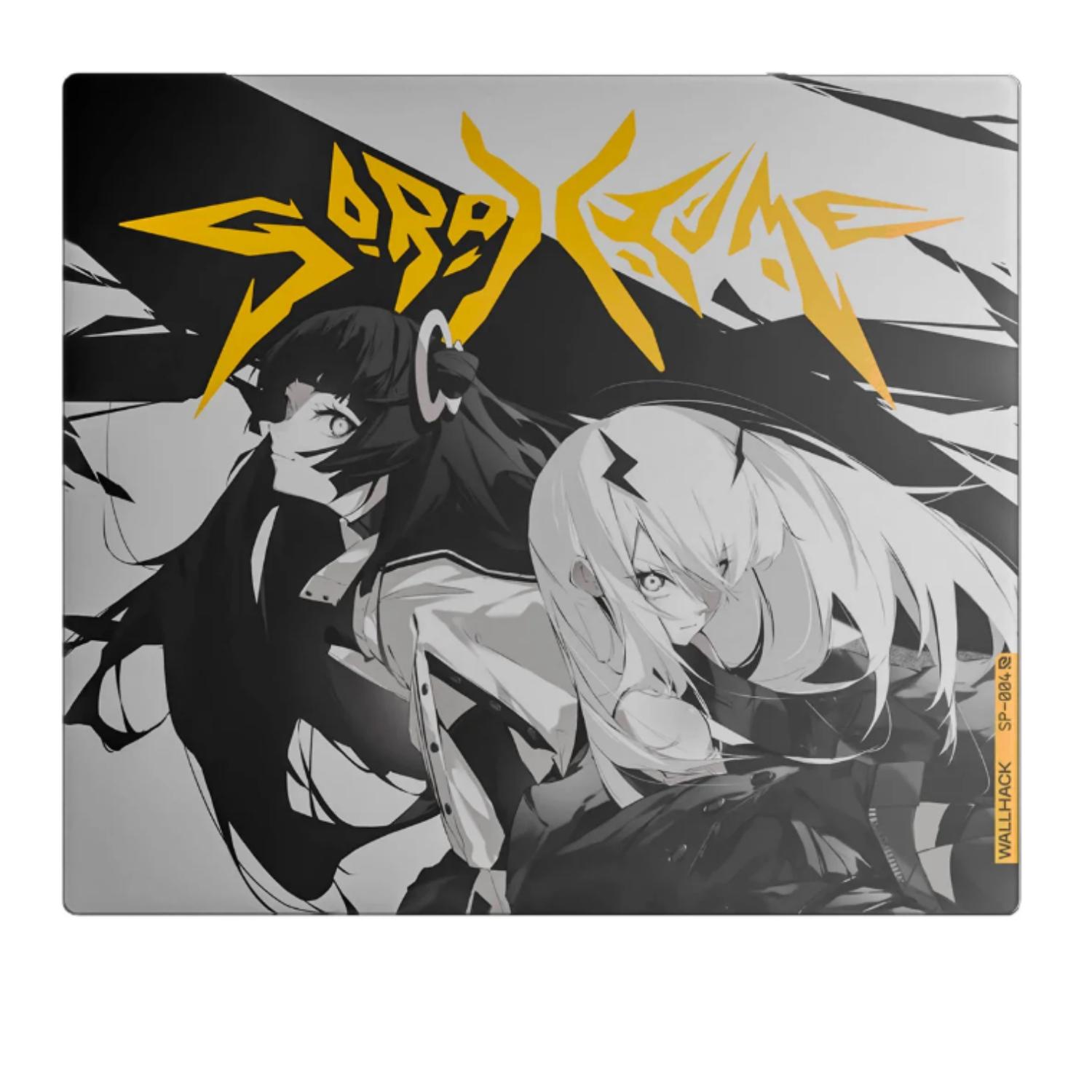 Alas Mouse Kaca Black White Gi - Gaming Accessories Girls ulasan dan harga