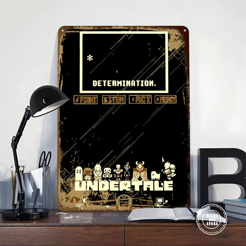 Poster Logam Undertale Seni Di - Gaming Accessories Europe ulasan dan harga