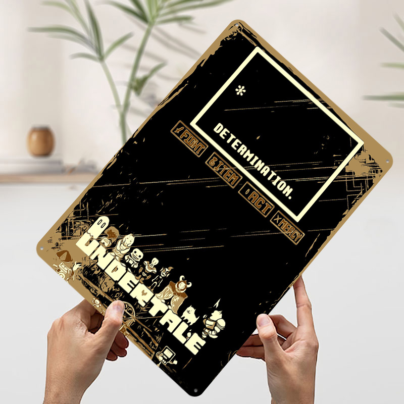 Poster Logam Undertale Seni Di - Gaming Accessories Europe ulasan dan harga