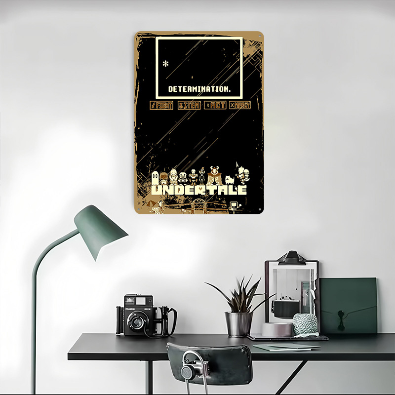 Poster Logam Undertale Seni Di - Gaming Accessories Europe ulasan dan harga
