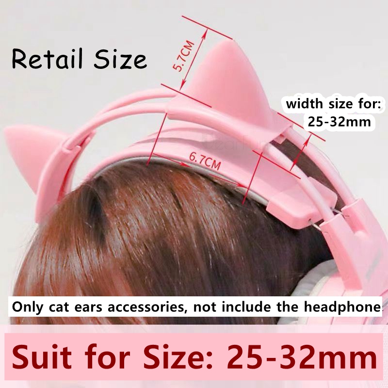 Liontin Telinga Kucing Silikon - Gaming Accessories Girls ulasan dan harga